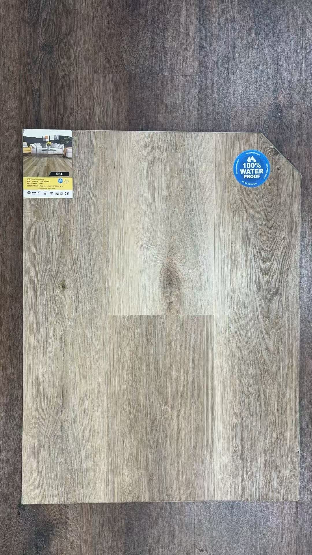 5.5MM SPC flooring model 554